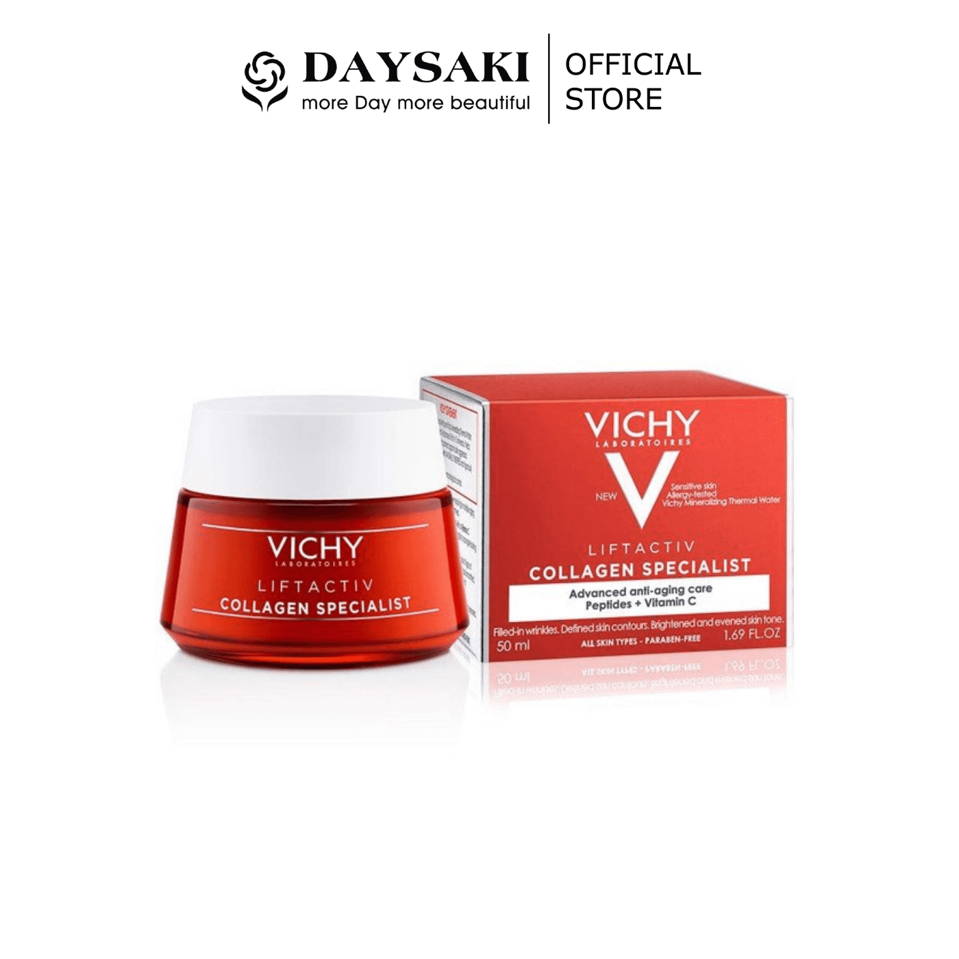 [HCM]Vichy Kem Dưỡng Ngừa Lão Hóa Săn Chắc Da Ban Ngày Liftactiv Collagen Specialist 50ml