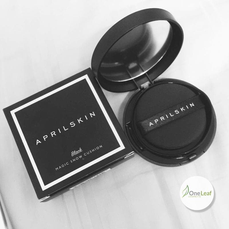 Phấn Nước April Skin Black Magic Snow Cushion SPF 50++ PA+++ VT090