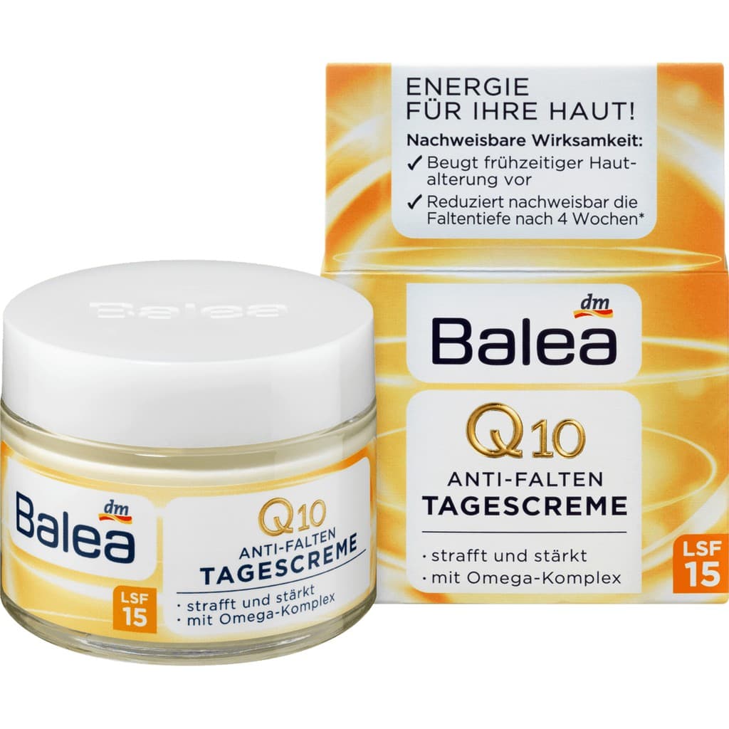 Kem dưỡng da Balea Q10 Anti-Falten Tagescreme chống lão hóa giảm nếp nhăn - kem ngày 50ml