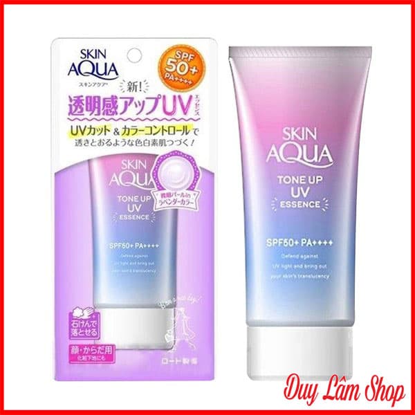 Kem chống nắng Skin Aqua Tone Up UV Essence SPF 50 Nhật Bản