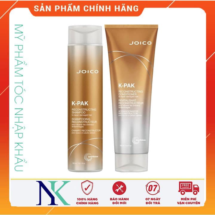 Dầu Gội Xã K-Pak Joico Cho Tóc Hư Tổn Khô Xơ Chẻ Ngọn 300Ml