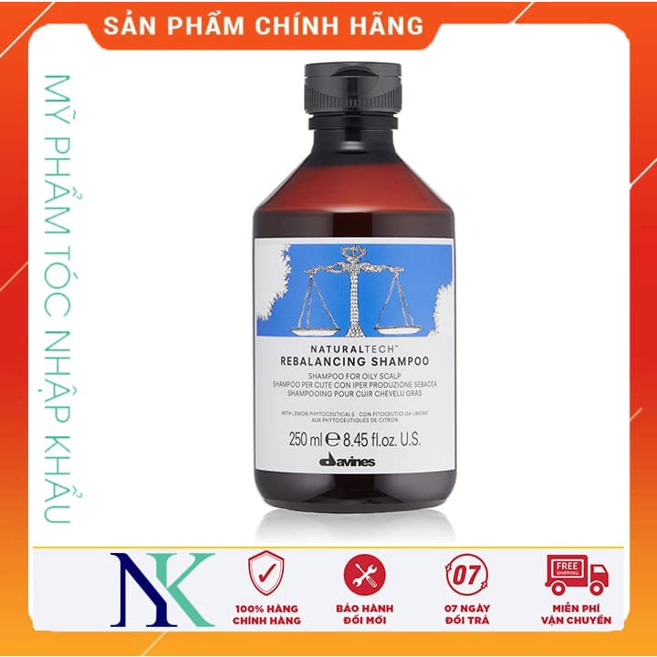[HCM]Dầu Gội Cân Bằng Tóc Dầu Và Độ Ẩm Cho Da Đầu Rebalancing Shampoo 250Ml