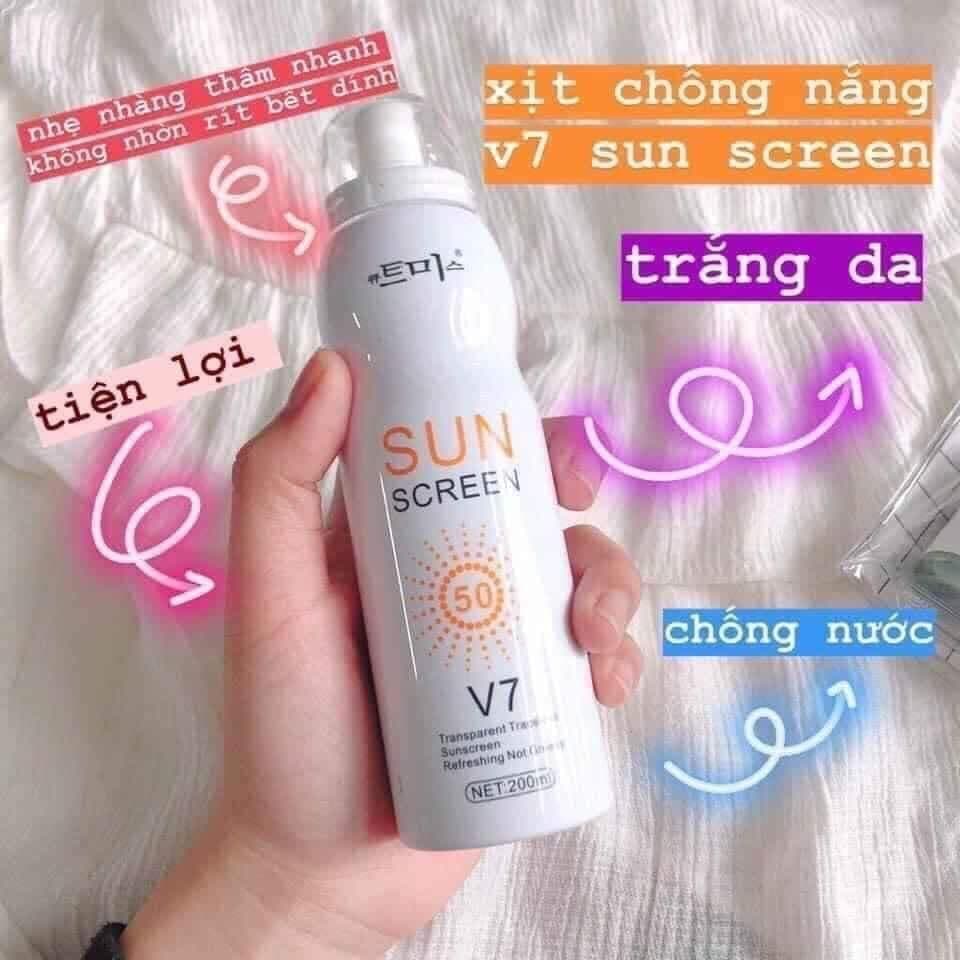 Kem xịt chống nắng SunScreen V7 Magic Flowers SPF 50 Hàn Quốc - Tươi Shop