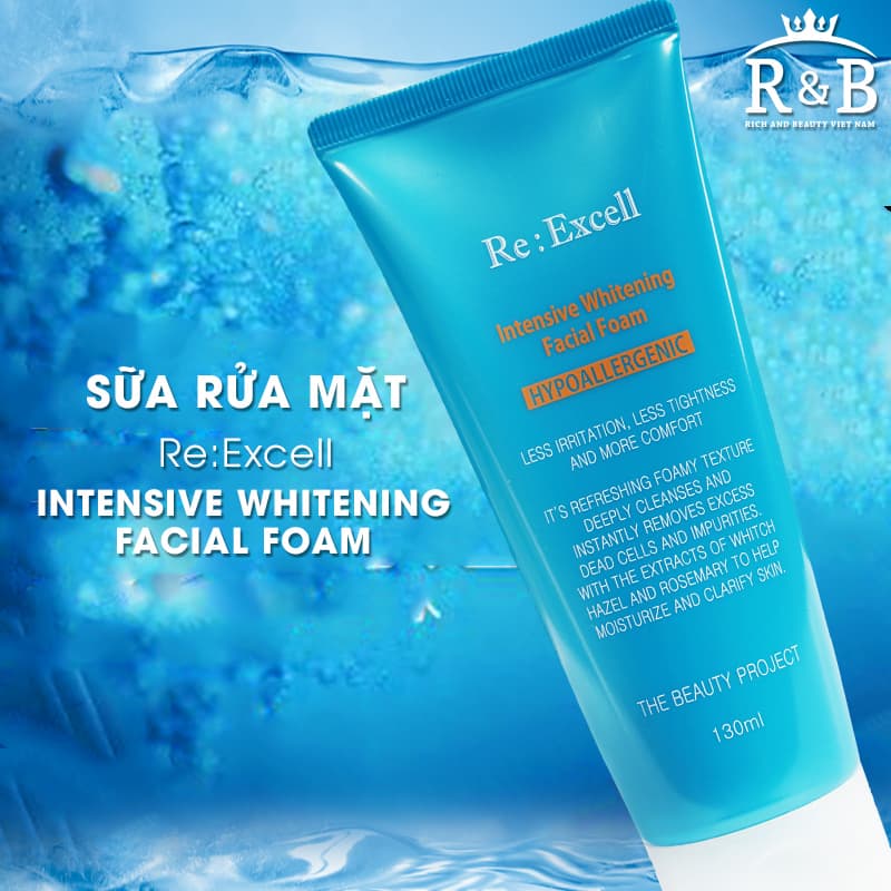 [ SIÊU DƯỠNG ẨM ] SỮA RỬA MẶT INTENSIVE WHITENING FACIAL FOAM