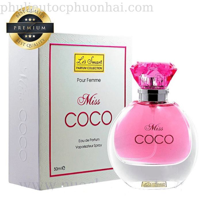 Nước Hoa Nữ Cao Cấp Les Smart Miss COCO PINK EDP 50ml - Quý cô thanh lịch