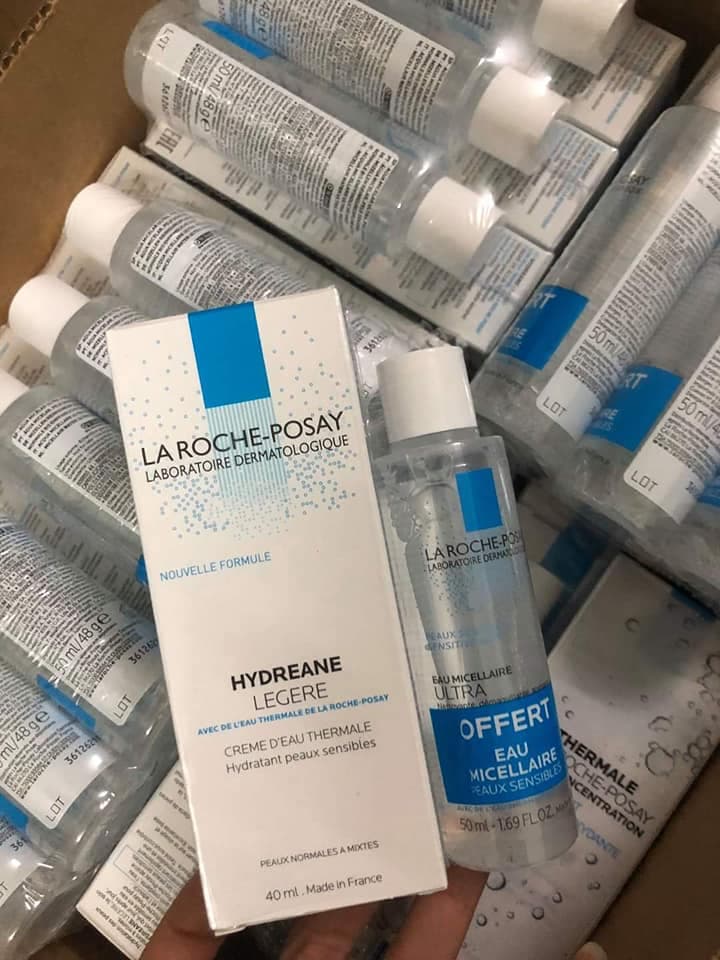 KEM DƯỠNG LA ROCHE POSAY HYDREANE LEGERE cho da dầu tặng nước tẩy trang