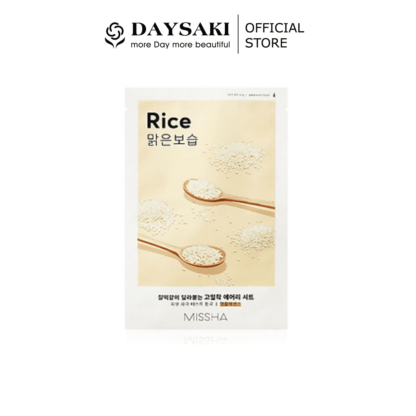 [HCM]Missha Mặt Nạ Dưỡng Da Chiết Xuất Gạo Airy Fit Sheet Mask Rice (19g)