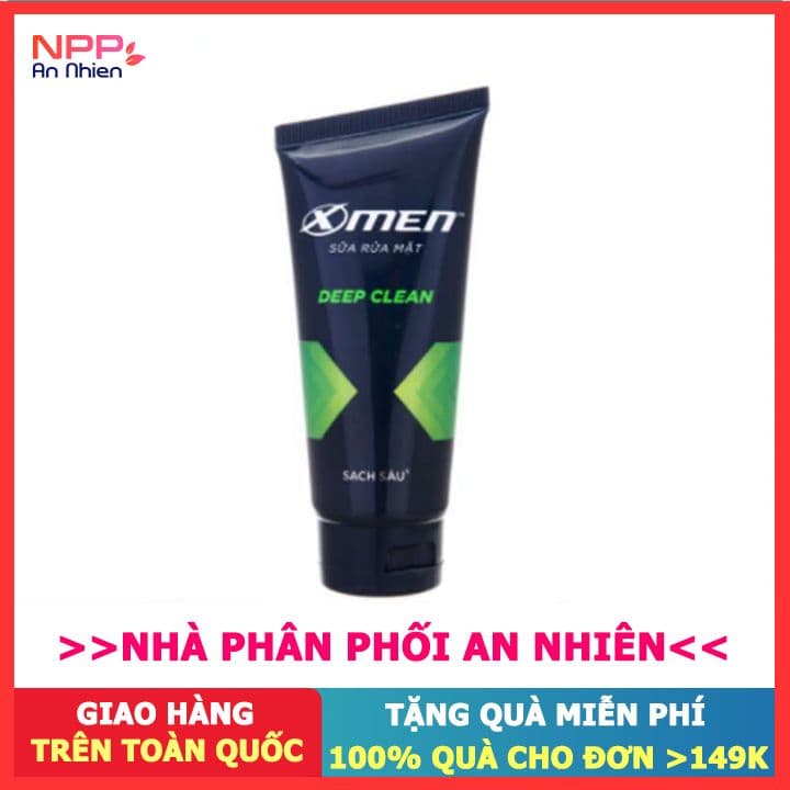 Sữa rửa mặt X-Men Sạch sâu 100g- NPP AN NHIÊN