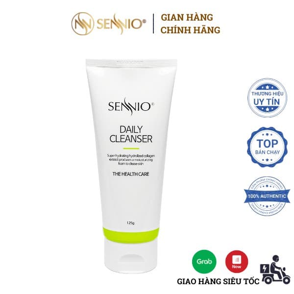 Sữa rửa mặt dịu nhẹ dành cho da yếu da nhạy cảm Sennio 125ml