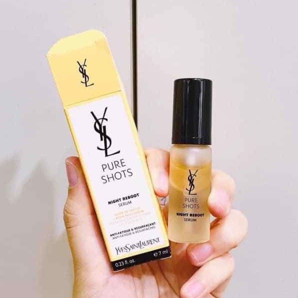 [HCM][Mini size 7ml] YSL - Huyết Thanh Tái Tạo Và Phục Hồi Da YSL Beauté Pure Shots Night Reboot Serum