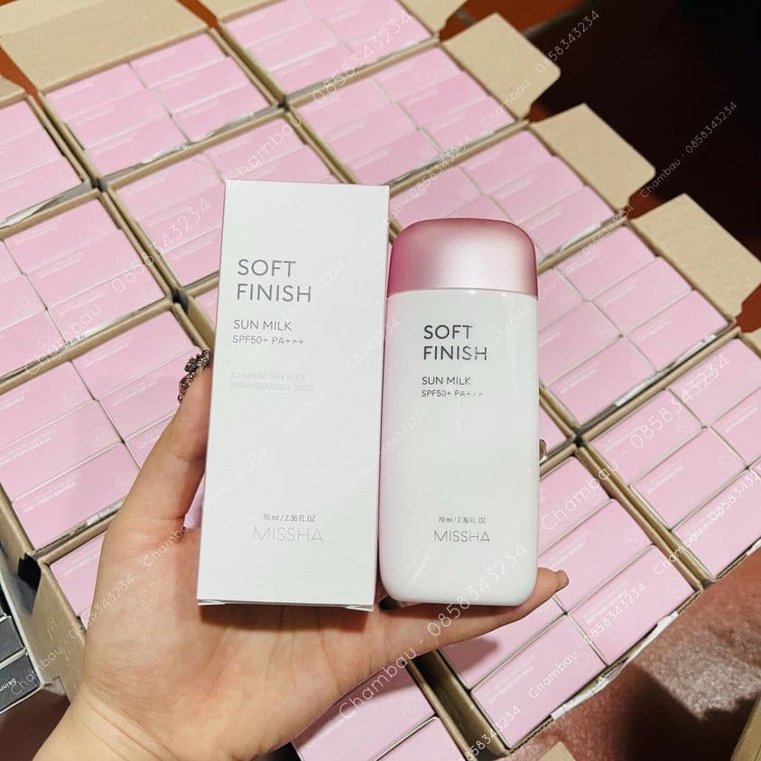 [ HOT ] 💥Kem Chống Nắng💥 Missha Màu Hồng Thích Hợp Cho Mọi Làn Da  70ml