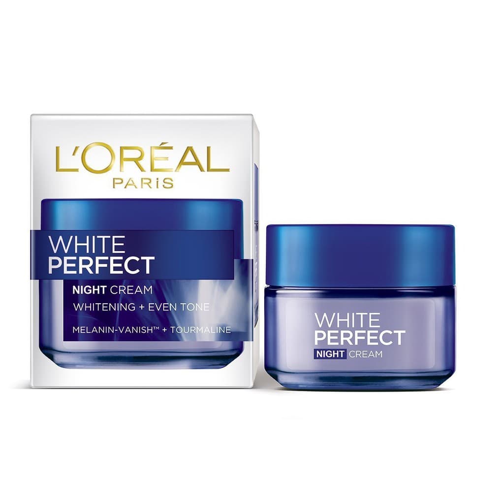 [HCM]LOreal - Kem Dưỡng Ban Đêm Sáng Da LOréal White Perfect Whitening Night Cream 50ml