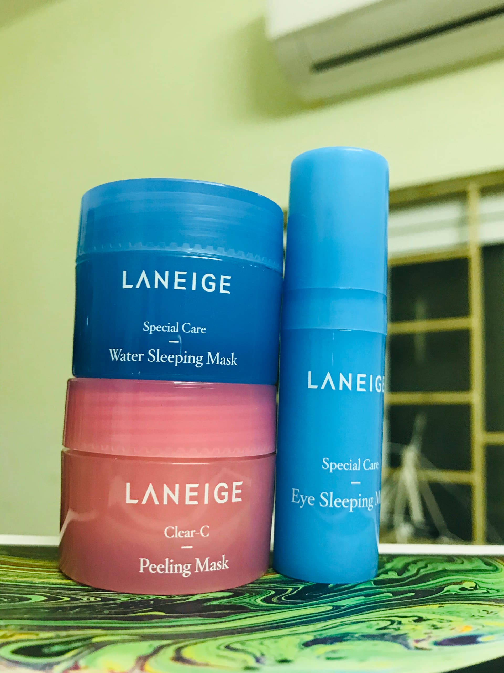 Bộ mặt nạ dưỡng ẩm tối ưu Laneige 3 sản phẩm