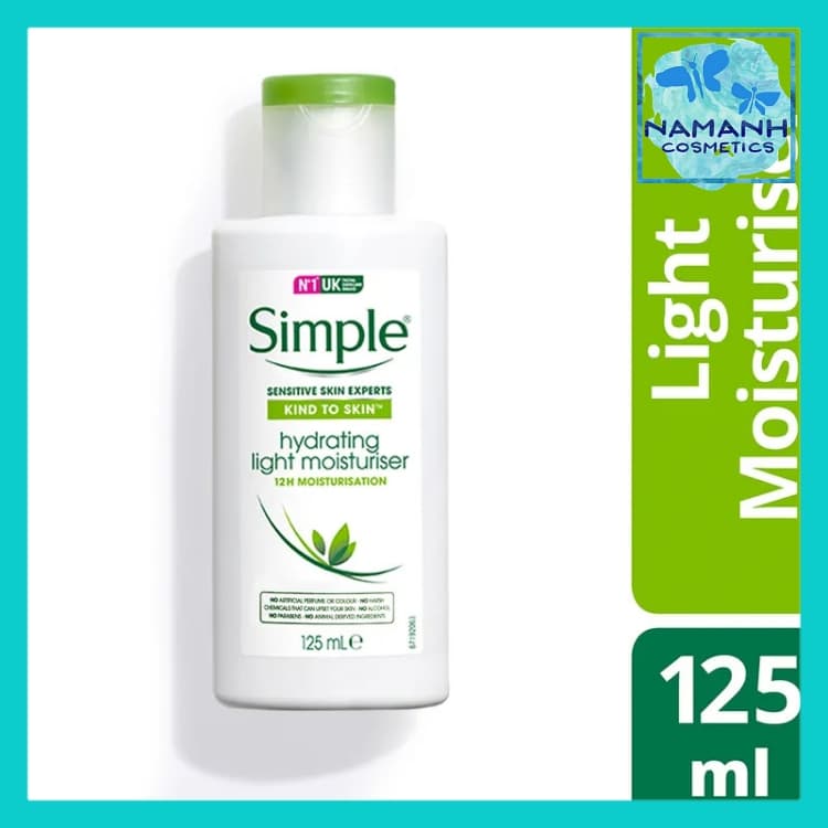 Kem Dưỡng Ẩm Simple Kind To Skin Hydrating Light Moisturiser 125ml