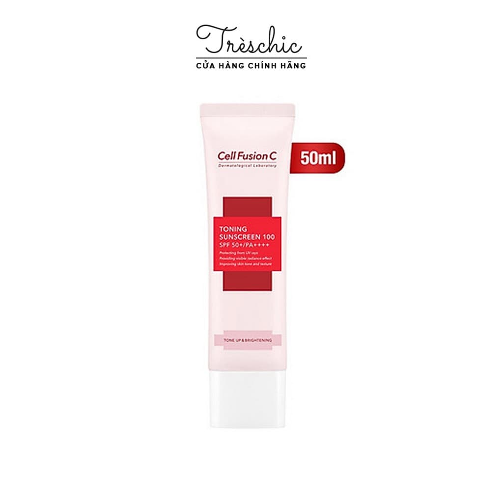Kem Chống Nắng Nâng Tông Toning Sunscreen Cell Fusion C 50ml