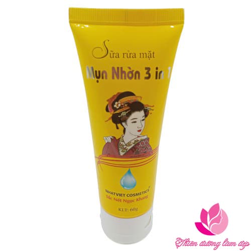 [HCM]Sữa rửa mặt mụn nhờn 3 in 1 SẮC NÉT NGỌC KHANG 60g