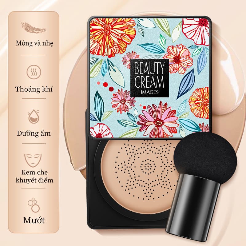 [HCM]ANYAR-Kem nền Mushroom Head Cushion CC Cream Kem che khuyết điểm làm sáng dưỡng ẩm trang điểm