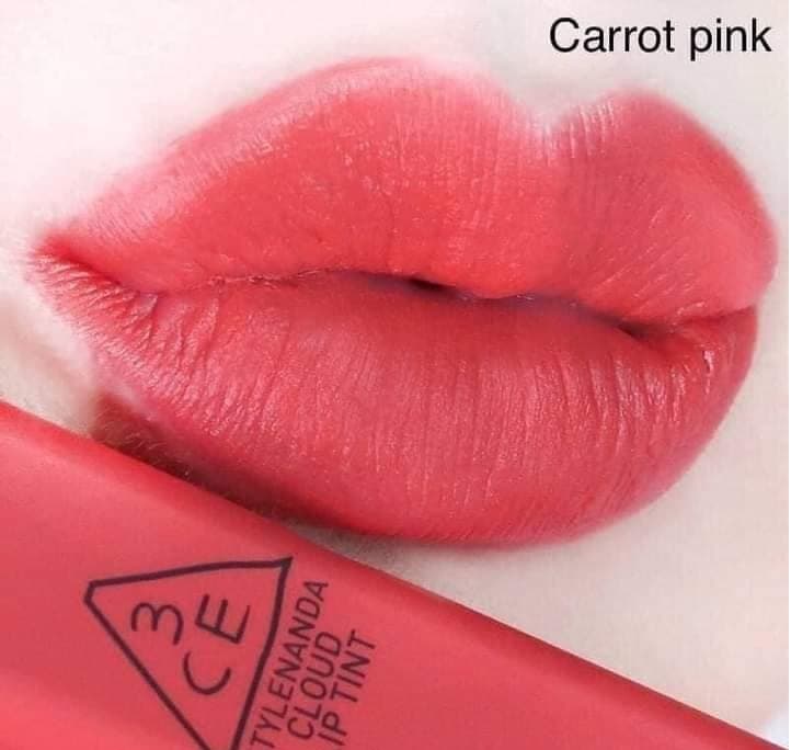 Son 3CE CLOUD LIP TINT #CARROT PINK (hồng cà rốt)