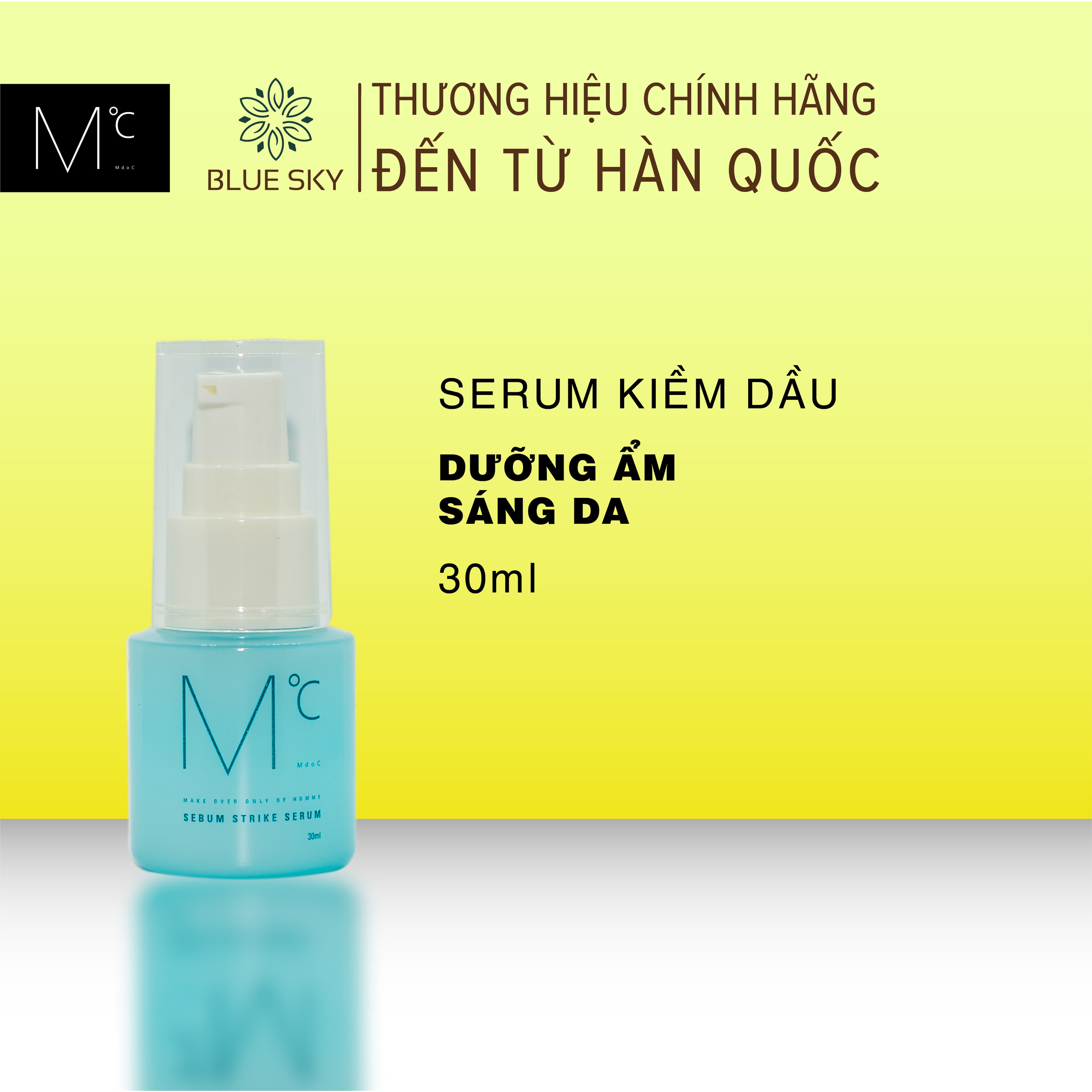 Tinh chất serum kiềm dầu MdoC Sebum Strike Serum 30ml