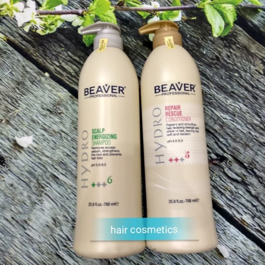 CẶP DẦU GỘI XẢ CHỐNG RỤNG VÀ KÍCH THÍCH MỌC TÓC BEAVER +6 768ML X2