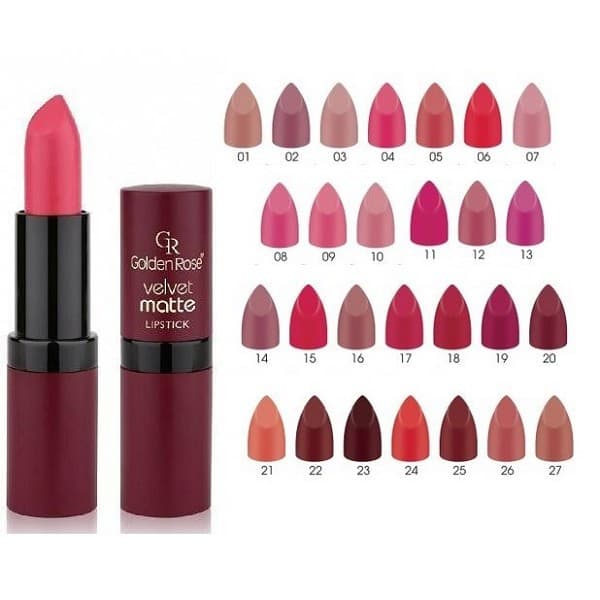 [HCM]Son Lì Golden Rose Velvet Matte Lipstick