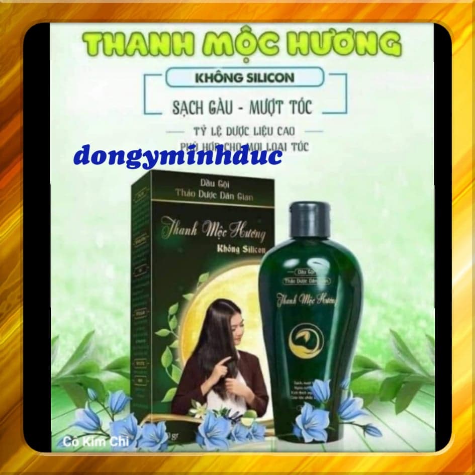Dầu Gội Thảo Dược ♻️XẢ KHO♻️ Dầu Gội Giảm Gàu Thanh Mộc Hương Thảo Dược Dầu Gội Thảo Dược Dân Tộc Dao Kích Thích Mọc Tóc Chống Nấm Đầu Chống Rụng Tóc Sạch Gàu - Chai 350 ml