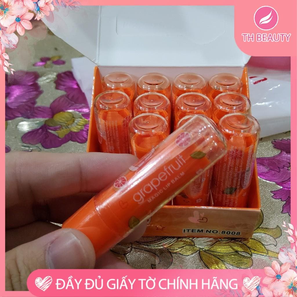 [HCM][Chính hãng] Son dưỡng môi hương cam dưỡng môi hồng Hasaya Girl Thái Lan