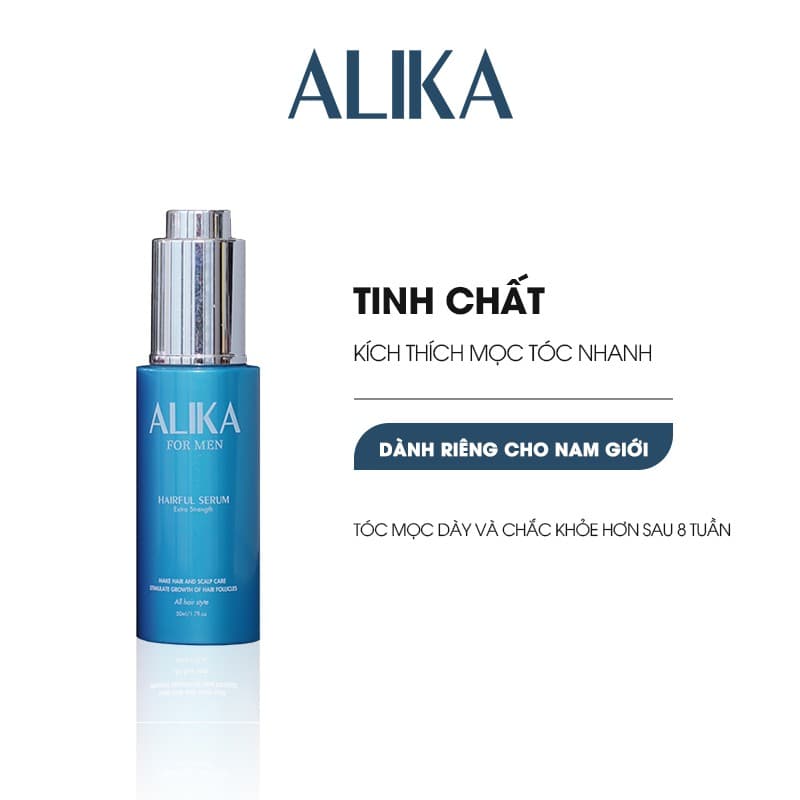 [Hiệu quả 100%] Kích Thích Mọc Tóc Nhanh Với Huyết Thanh Serum Mọc Tóc AlikaCam Kết Hiệu Quả Sau 8 Tuần sử dụng  50ml