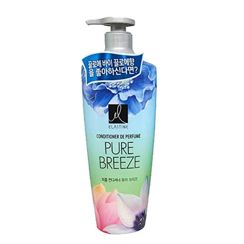 Dầu xả Pure Breeze Elastine Shampoo De Perfume Hàn Quốc 600ml - Hương hoa linh lan