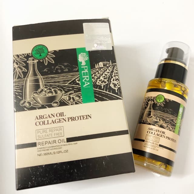 Tinh dầu dưỡng tóc PERA Argan Oil Collagen Protein 60ml