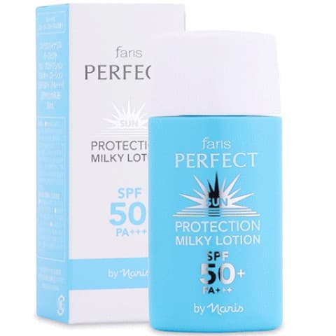 Sữa chống nắng trắng da Naris Faris Perfect Sun Protection Milky Lotion SPF 50+ Nhật Bản 30ml