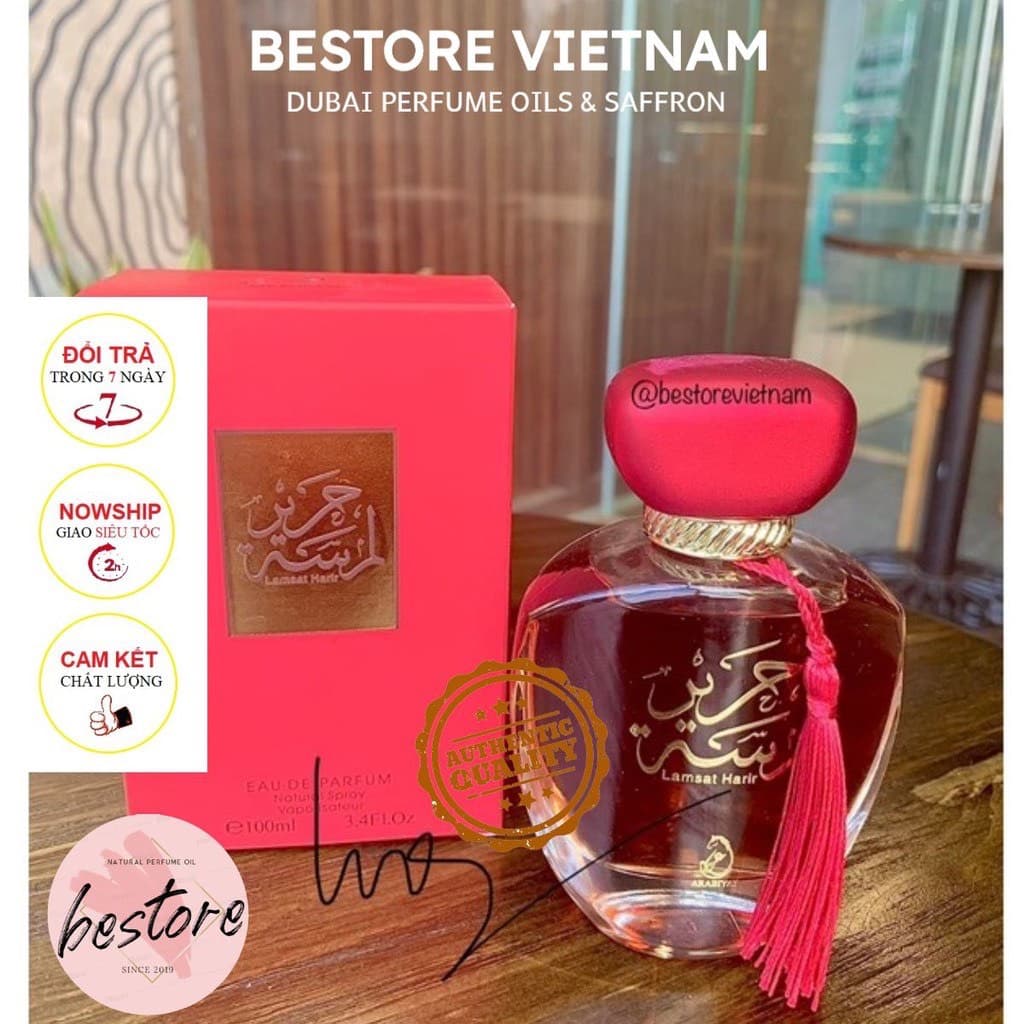 [CAM KẾT CHÍNH HÃNG] Nước hoa nội địa Dubai Lamsat Hair mẫu thử 10ml và chai full 100ml - Bestore Vietnam