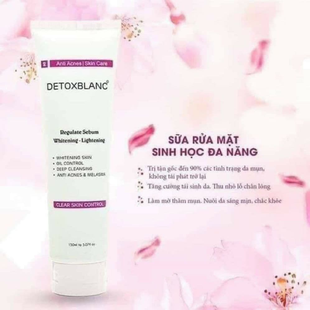 sữa rửa mặt detox blanc