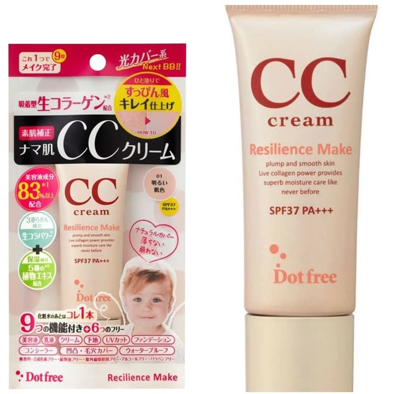 Kem nền đa năng Dotfree CC SPF37 PA+++ chứa Collagen tươi - Japan (25g)