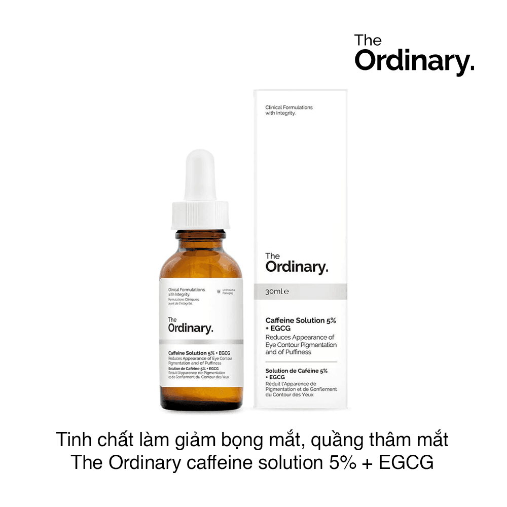 The Ordinary Caffeine Solution 5% + EGCG/ Serum dưỡng mắt/ Serum nâng cơ mắt The Ordinary 30ml