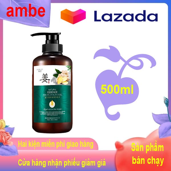 Dầu gội tinh dầu gừng thiên nhiên - cam kết 1 lần gội sạch gàu 9 loại thảo mộc quý. Phương pháp chắc chắn để tăng mọc tóc và loại bỏ gàu