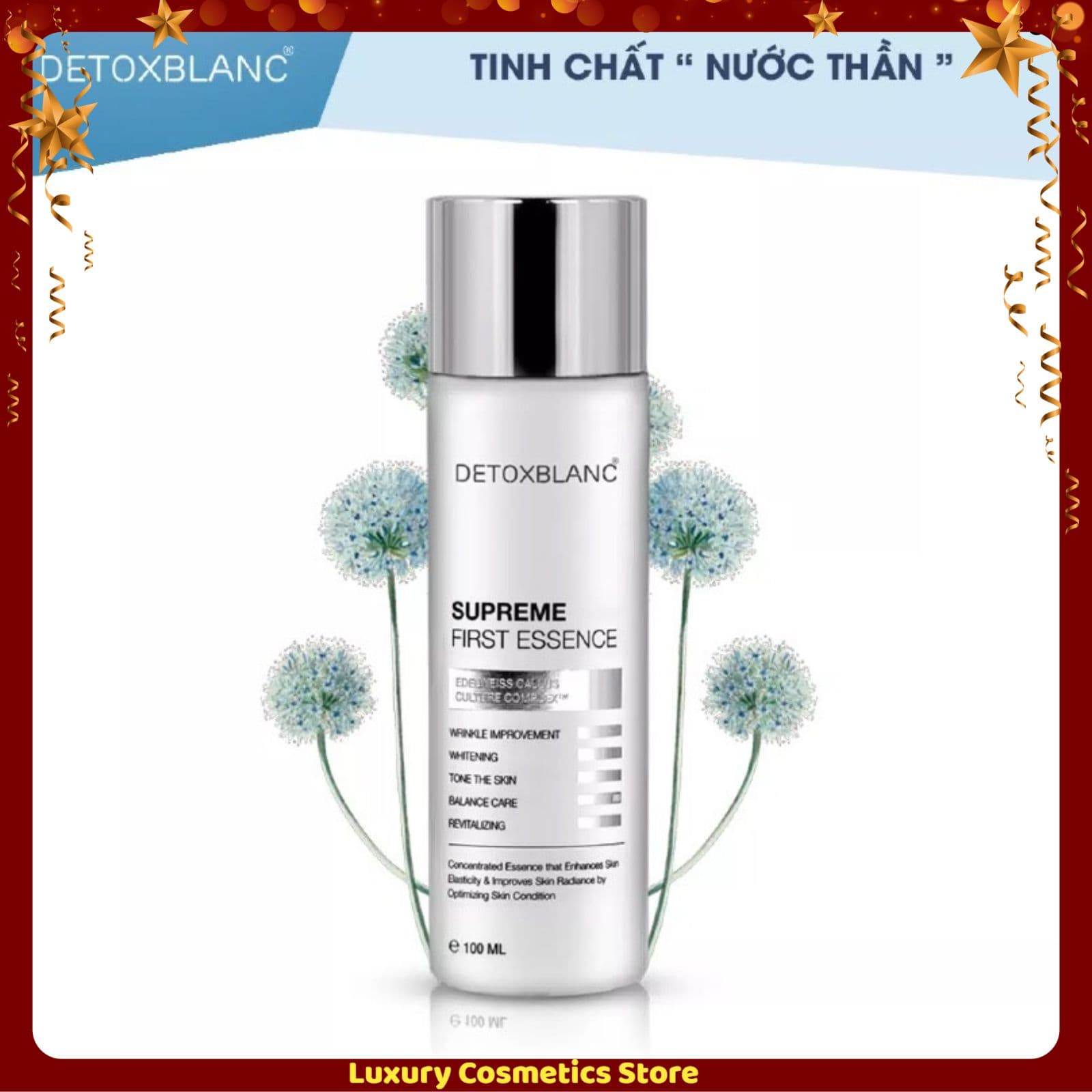 Tinh Chất Dưỡng Trắng Chống Lão Hóa Detox Blanc- Supreme First Essence