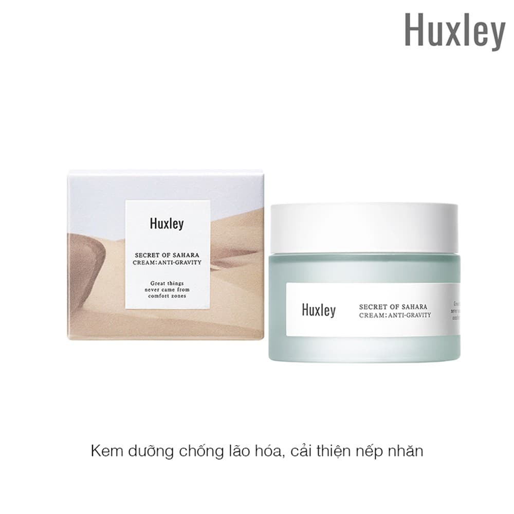 Huxley Kem Dưỡng Chống Lão hoá Chiết Xuất Xương Rồng Cream Anti - Gravity 50ml