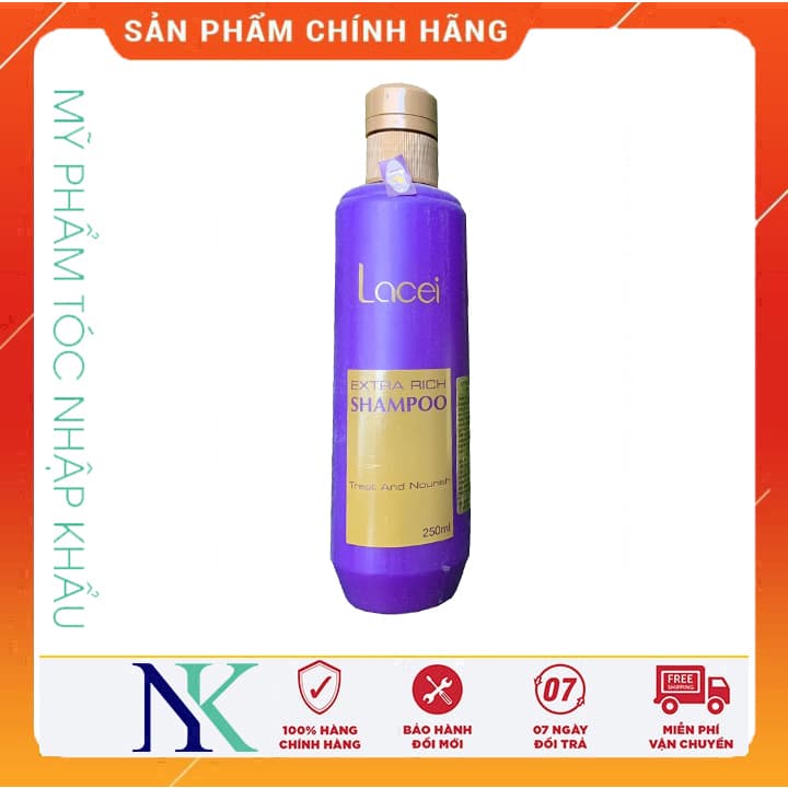 [HCM]Dầu Gội Lacei Extra Rich Dưỡng Ẩm Cho Tóc Khô 250Ml
