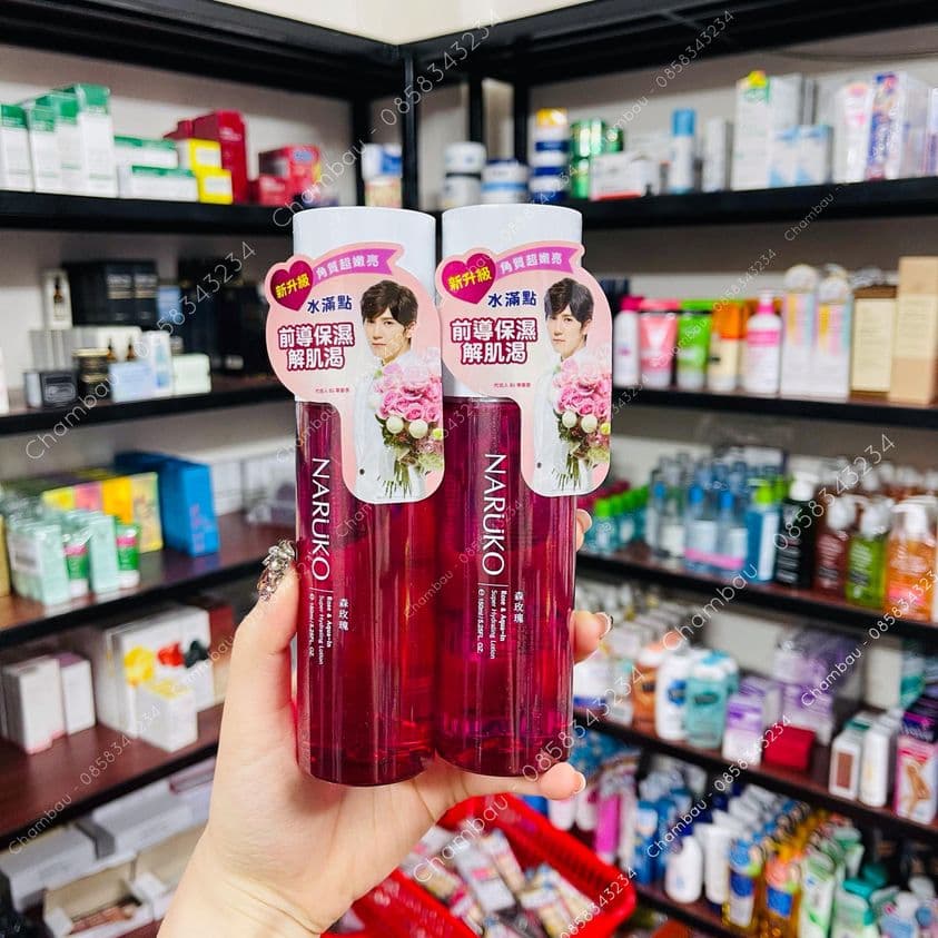 [ CHÍNH HÃNG ] 🌹Toner Hoa Hồng Nhung🌹 Naruko Siêu Cấp Ẩm Và Làm Dịu Mềm Da Sâu Bên Trong