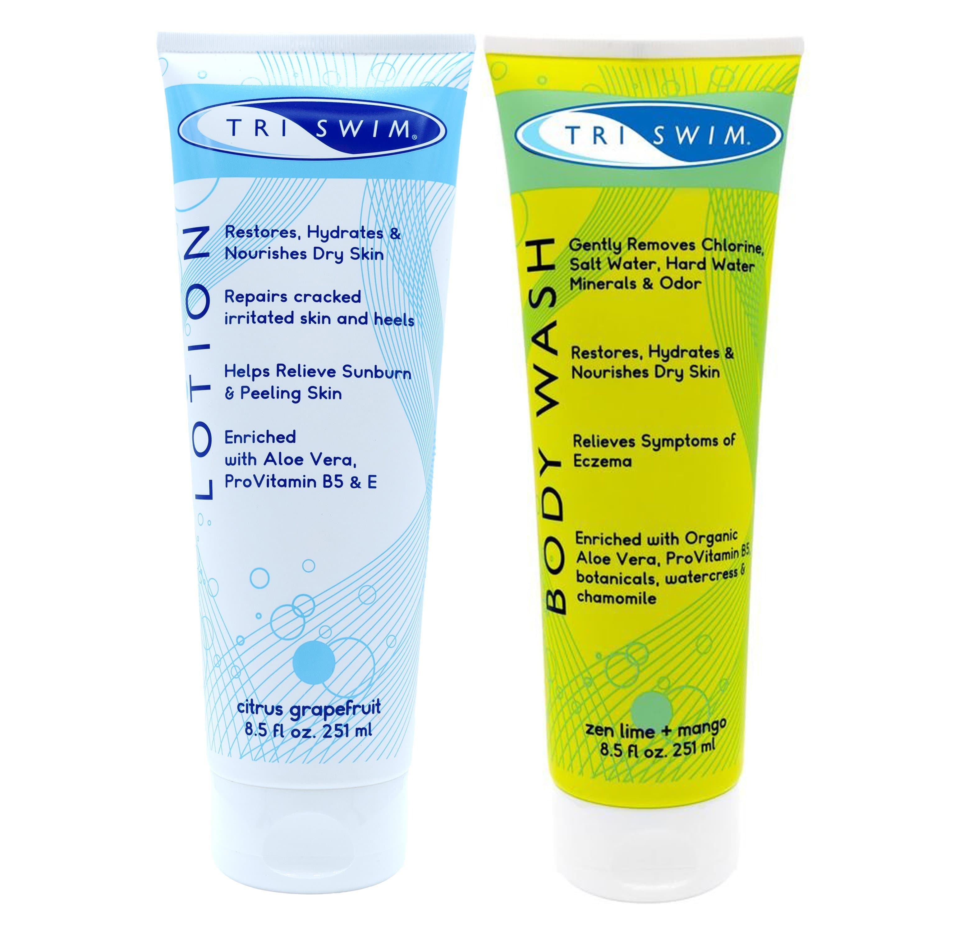 [HCM]Combo Dầu Tắm và Sữa Dưỡng Da TRISWIM 251 ml loại bỏ CLO và dưỡng ẩm cho da mềm sáng bóng chống khô da sạm da