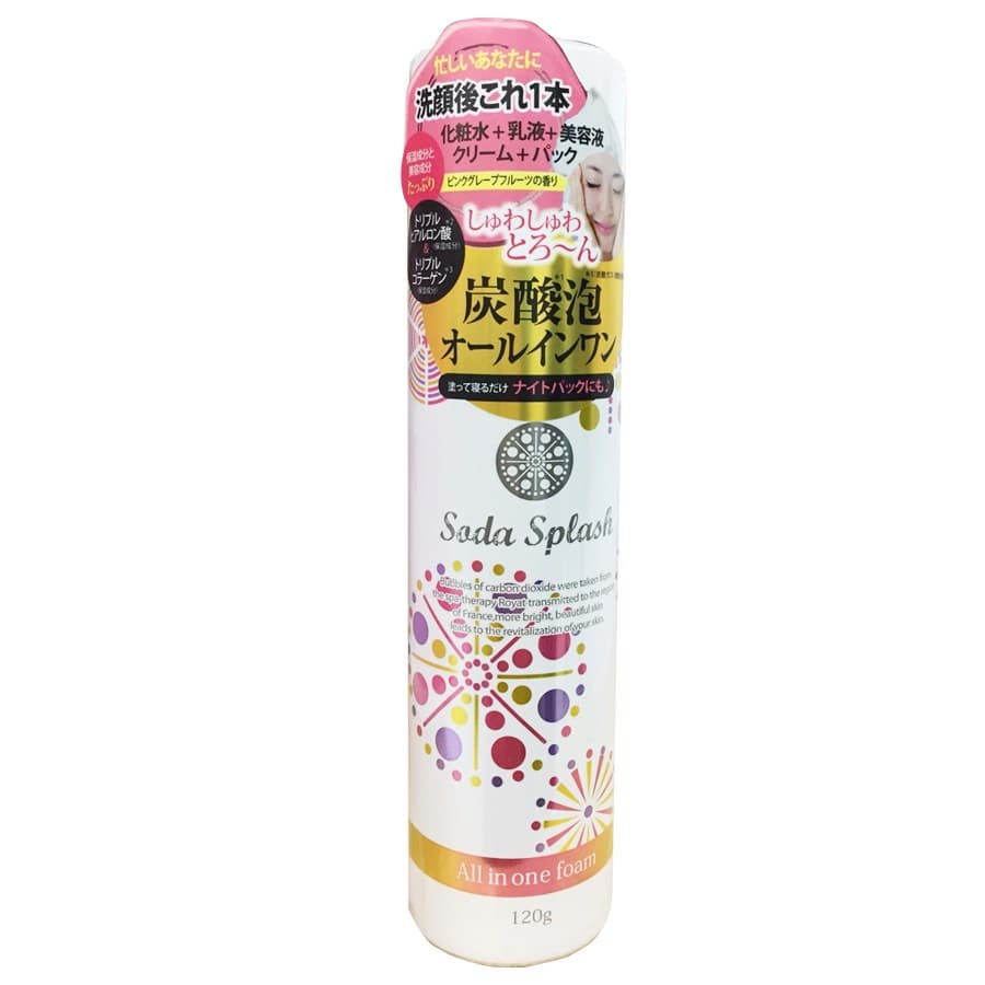 Kem dưỡng da dạng bọt siêu mịn Soda Splash All in one 120g