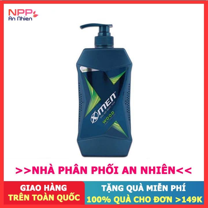 Dầu Gội Nước hoa X-Men Wood 650g- NPP AN NHIÊN