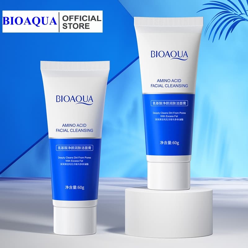 [HCM]Sữa rửa mặt cấp nước BIOAQUA - Dưỡng ẩm nhẹ nhàng Làm sạch da mặt và Mụn đầu đen