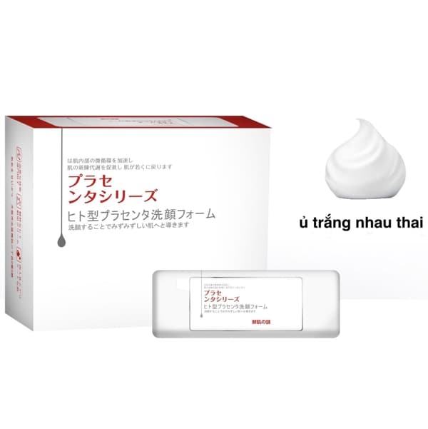 [HCM]Mặt Nạ ủ Trắng Da Rwine Beauty Placenta Face Cleanser Nhật Bản hộp 50 cái