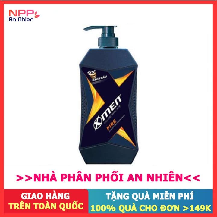 Dầu Gội Nước hoa X-Men Fire 650g- NPP AN NHIÊN