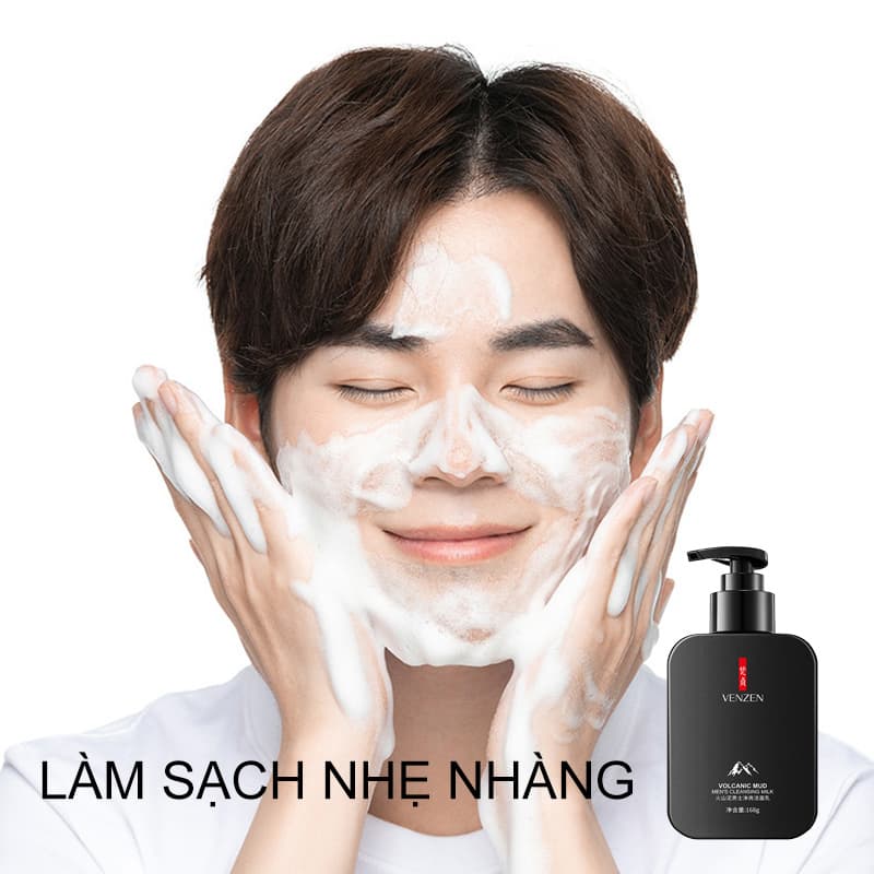 [HCM]Sữa rửa mặt Nam VENEN than hoạt tính Ice Chuẩn Hãng Bao Check - Than Hoạt Tính Ngừa Dầu & Mềm Da-