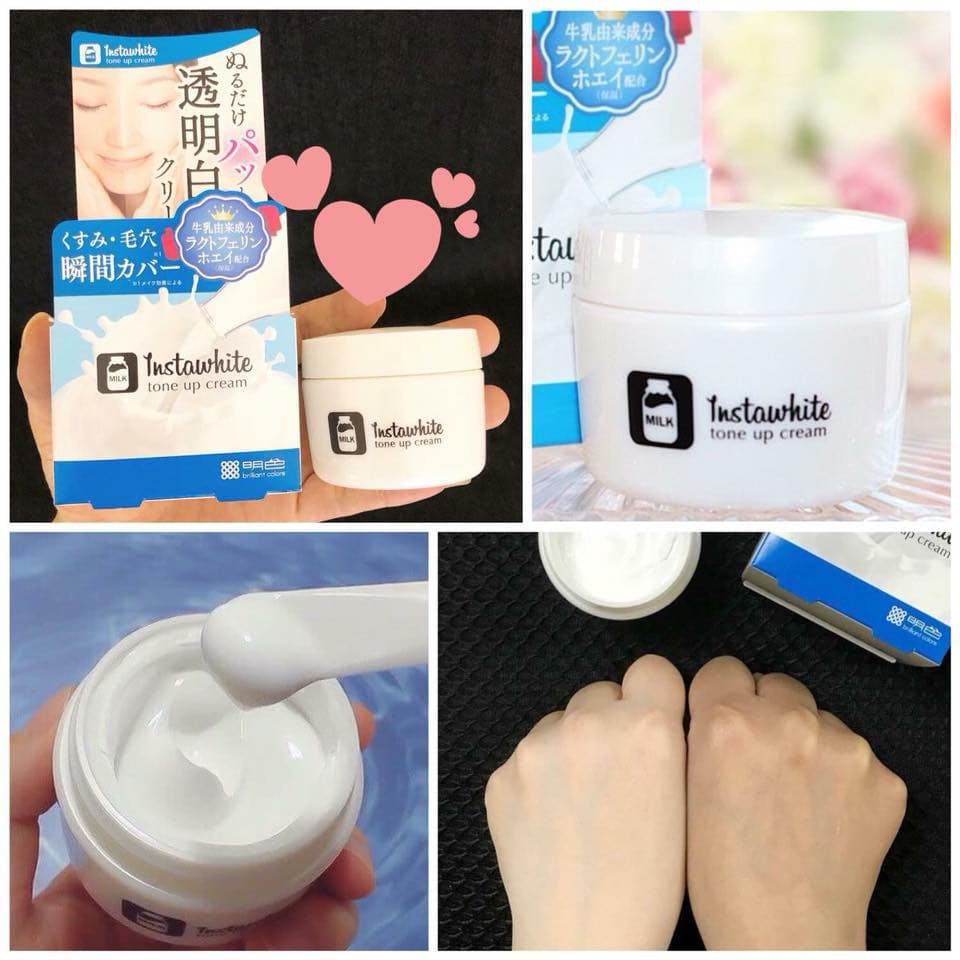 Kem Dưỡng Trắng Da Nâng Tông Instawhite Tone-up Meishoku  50g - Nhật Bản