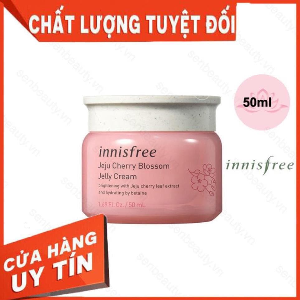 [HCM][Freeship] Kem Dưỡng Ẩm Sáng Da Từ Hoa Anh Đào Đảo Jeju Cherry Blossom Jelly Cream Chính Hãng
