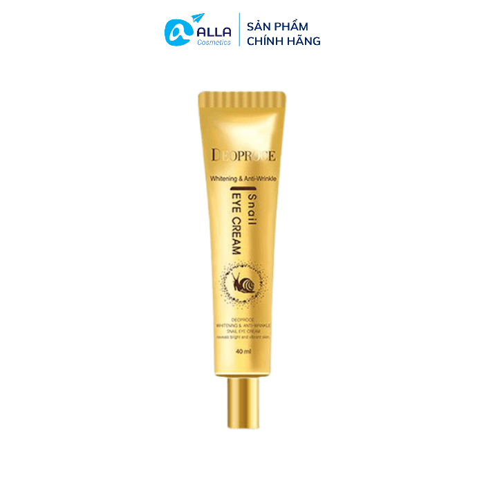 [HCM]Kem Dưỡng Mắt Chống Lão Hóa Ốc Sên DEOPROCE Whitening & Anti-Wrinkle Snail Eye Cream 40ml